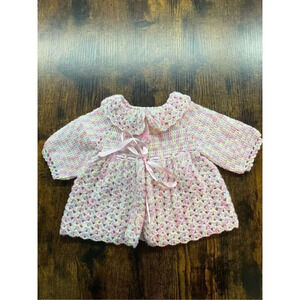 Hand Crocheted Baby cardigan